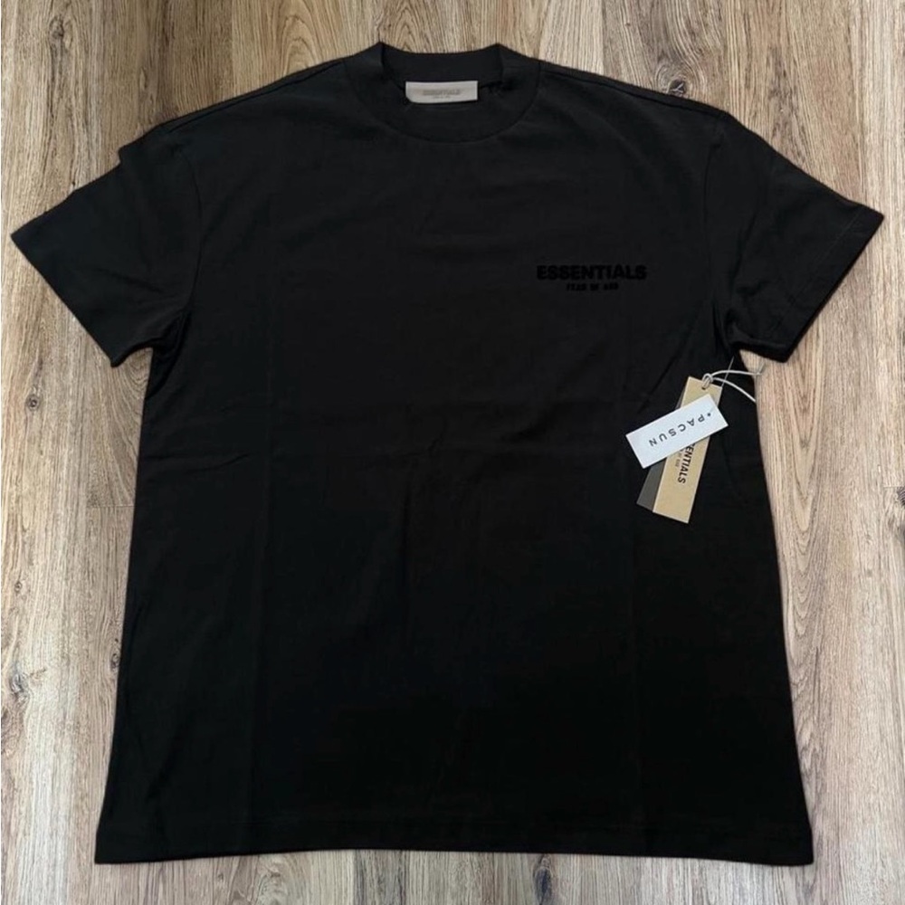 Fear of God Essentials Black Short Sleeve Tee